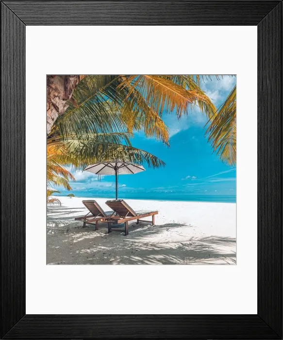 Framed Print : Perfect sunset beach. Idyllic tropical beach landscape for background or wallpaper. Design of summer vacation holiday, couple destination pastel color Framed Print : Perfect sunset beach. Idyllic tropical beach landscape for background or wallpaper. Design of summer vacation holiday, couple destination pastel color
