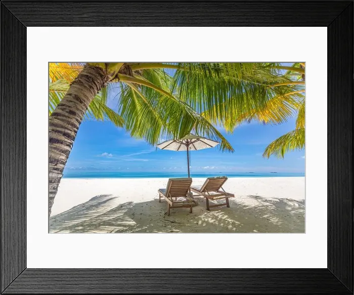 Framed Print : Perfect sunset beach. Idyllic tropical beach landscape for background or wallpaper. Design of summer vacation holiday, couple destination pastel color Framed Print : Perfect sunset beach. Idyllic tropical beach landscape for background or wallpaper. Design of summer vacation holiday, couple destination pastel color