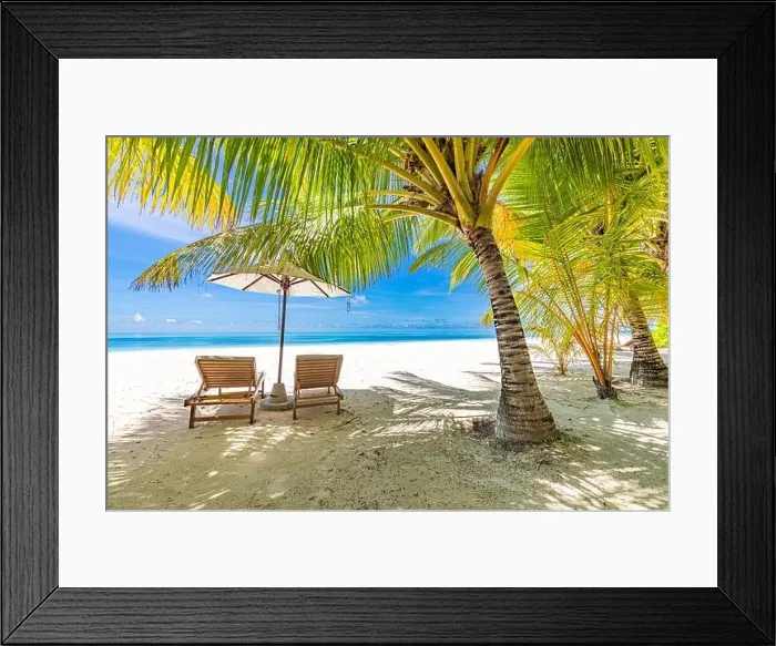 Framed Print : Perfect sunset beach. Idyllic tropical beach landscape for background or wallpaper. Design of summer vacation holiday, couple destination pastel color Framed Print : Perfect sunset beach. Idyllic tropical beach landscape for background or wallpaper. Design of summer vacation holiday, couple destination pastel color