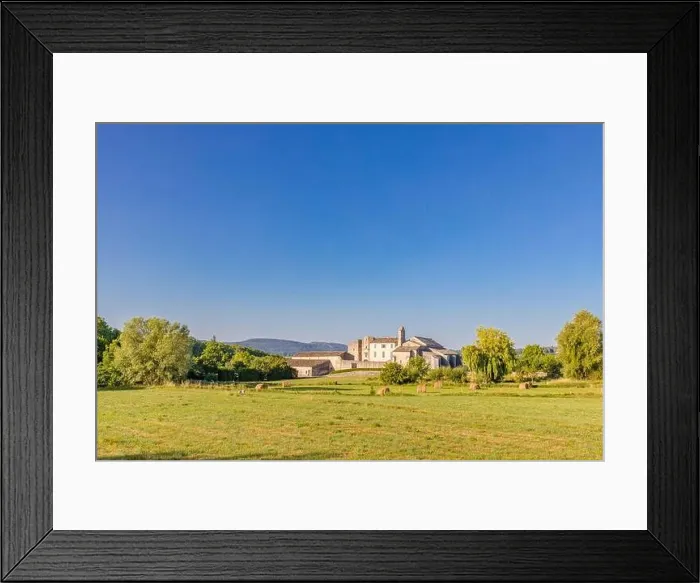 Framed Print : Salagon - tourist destination, Provence, France, famous for herbal, medicinal plants. Traditional stony church tower in the countryside of Provence Framed Print : Salagon - tourist destination, Provence, France, famous for herbal, medicinal plants. Traditional stony church tower in the countryside of Provence
