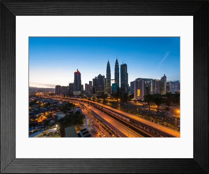 Framed Print : Kuala lumpur city skyline in the morning, Malaysia cityscape, Malaysia Framed Print : Kuala lumpur city skyline in the morning, Malaysia cityscape, Malaysia