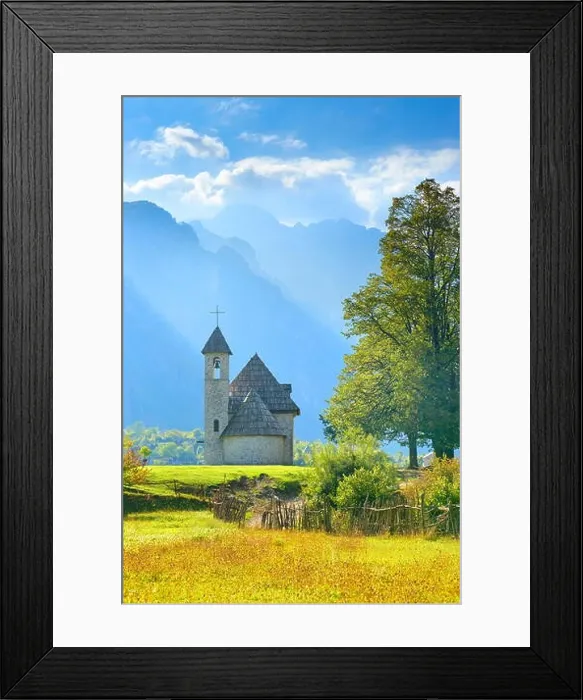 Framed Print : Theth National Park, Albanian Alps, Albania Framed Print : Theth National Park, Albanian Alps, Albania