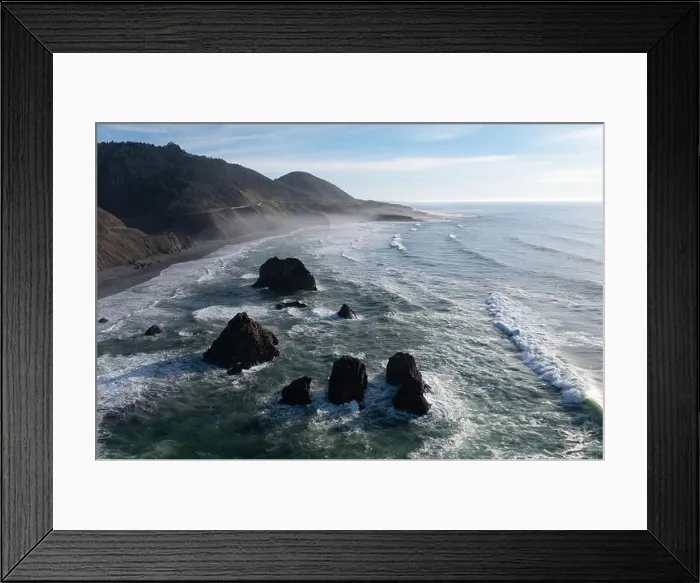 Framed Print : The serene Pacific Ocean washes onto the rugged coastline of Northern California, not far north of Fort Bragg in Mendocino County Framed Print : The serene Pacific Ocean washes onto the rugged coastline of Northern California, not far north of Fort Bragg in Mendocino County
