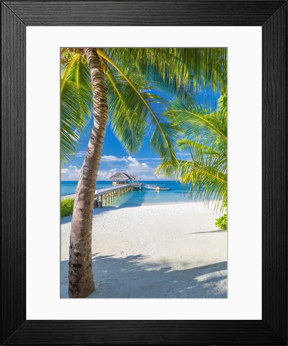 Framed Print : Amazing scenery, relaxing beach, tropical landscape background. Summer vacation travel holiday design. Luxury travel destination concept. Beach nature Framed Print : Amazing scenery, relaxing beach, tropical landscape background. Summer vacation travel holiday design. Luxury travel destination concept. Beach nature