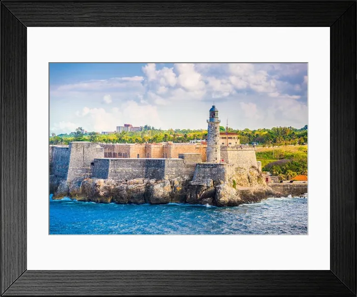 Framed Print : Havana, Cuba light house of La Cabana Fort Framed Print : Havana, Cuba light house of La Cabana Fort