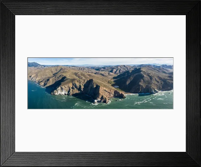 Framed Print : The cold water of the Pacific Ocean washes onto the scenic and rugged coastline of northern California just above San Francisco Framed Print : The cold water of the Pacific Ocean washes onto the scenic and rugged coastline of northern California just above San Francisco