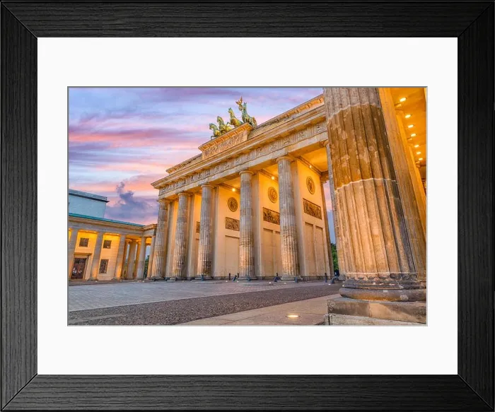 Framed Print : Berlin, Germany in the Mitte district at Brandenburg Gate Framed Print : Berlin, Germany in the Mitte district at Brandenburg Gate