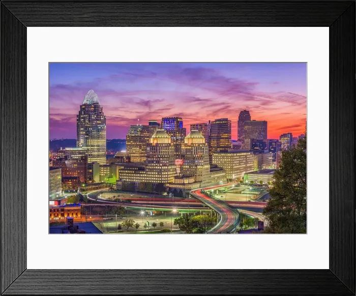 Framed Print : Cincinnati, Ohio, USA Framed Print : Cincinnati, Ohio, USA