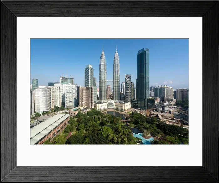 Framed Print : Kuala Lumpur city skyline and skyscrapers building at business district downtown in Kuala Lumpur, Malaysia. Asia Framed Print : Kuala Lumpur city skyline and skyscrapers building at business district downtown in Kuala Lumpur, Malaysia. Asia