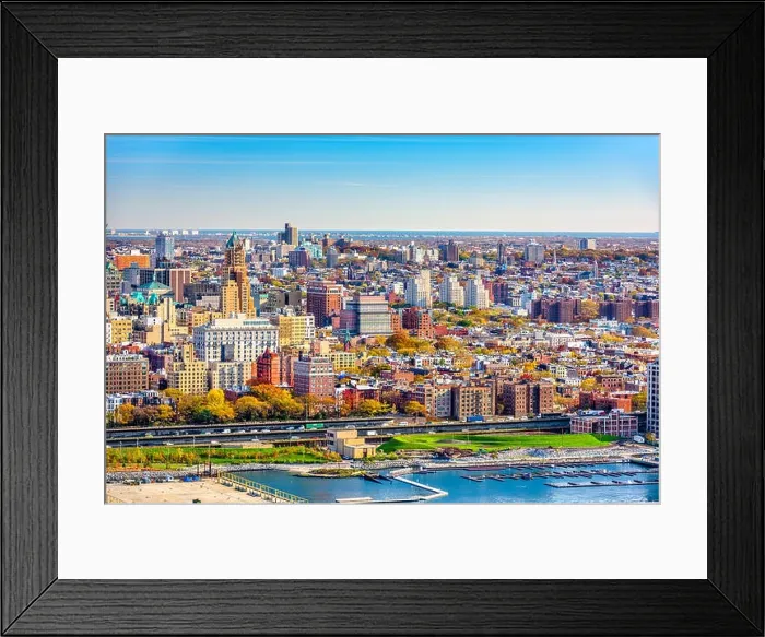 Framed Print : Brooklyn, New York, USA cityscape over downtown Framed Print : Brooklyn, New York, USA cityscape over downtown