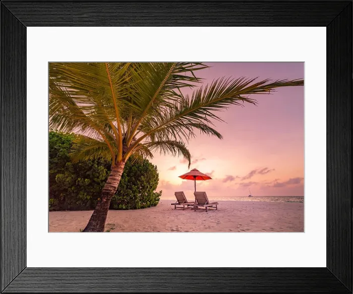 Framed Print : Amazing scenery, relaxing beach, tropical landscape background. Summer vacation travel holiday design. Luxury travel destination concept. Beach nature Framed Print : Amazing scenery, relaxing beach, tropical landscape background. Summer vacation travel holiday design. Luxury travel destination concept. Beach nature