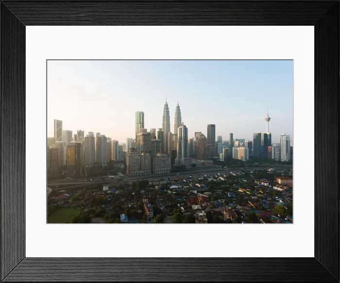 Framed Print : Kuala Lumpur city skyline and skyscrapers building at business district downtown in Kuala Lumpur, Malaysia. Asia Framed Print : Kuala Lumpur city skyline and skyscrapers building at business district downtown in Kuala Lumpur, Malaysia. Asia