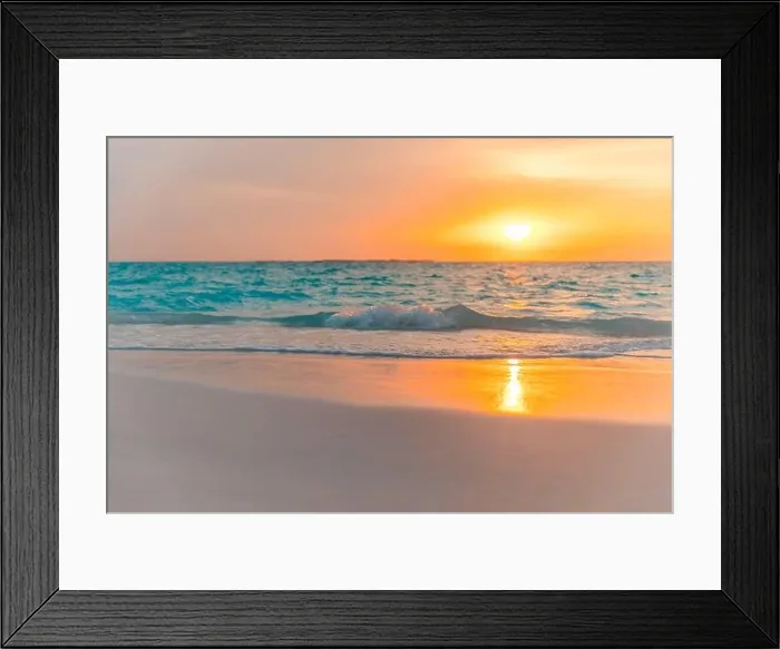 Framed Print : Beautiful cloudscape seascape, sunrise sunset view. Calm sea waves splashing on soft sand, relaxing nature beach, tranquil summer landscape, inspire Framed Print : Beautiful cloudscape seascape, sunrise sunset view. Calm sea waves splashing on soft sand, relaxing nature beach, tranquil summer landscape, inspire