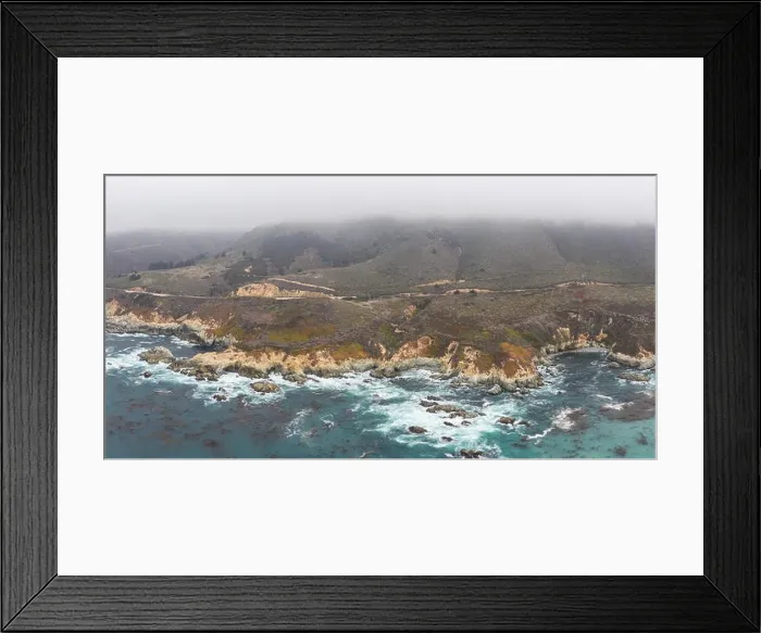 Framed Print : The cold, nutrient-rich waters of the North Pacific Ocean wash against the rocky and scenic coastline of Northern California not far from Monterey Framed Print : The cold, nutrient-rich waters of the North Pacific Ocean wash against the rocky and scenic coastline of Northern California not far from Monterey