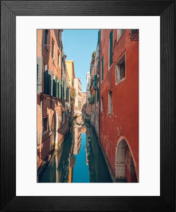 Framed Print : 10.09.19 - Traditional canal street with gondola in Venice, Italy. Italy beauty, one of canal streets in, Venezia. Old canal with boats and bridge Framed Print : 10.09.19 - Traditional canal street with gondola in Venice, Italy. Italy beauty, one of canal streets in, Venezia. Old canal with boats and bridge