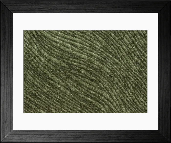 Framed Print : Skillful fabric texture in dark greeny hue Framed Print : Skillful fabric texture in dark greeny hue