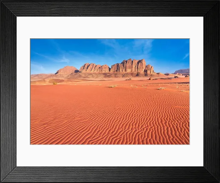 Framed Print : Wadi Rum Desert, Jordan Framed Print : Wadi Rum Desert, Jordan