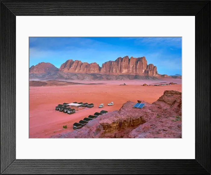 Framed Print : Beduin Camp, Wadi Rum Desert, Jordan Framed Print : Beduin Camp, Wadi Rum Desert, Jordan