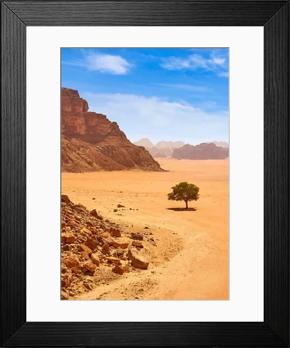 Framed Print : Wadi Rum Desert, Jordan Framed Print : Wadi Rum Desert, Jordan