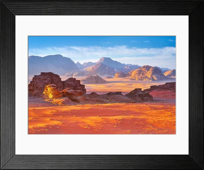 Framed Print : Wadi Rum Desert, Jordan Framed Print : Wadi Rum Desert, Jordan