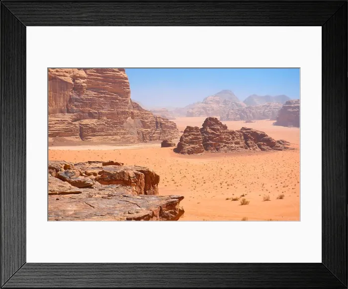 Framed Print : Wadi Rum Desert, Jordan Framed Print : Wadi Rum Desert, Jordan