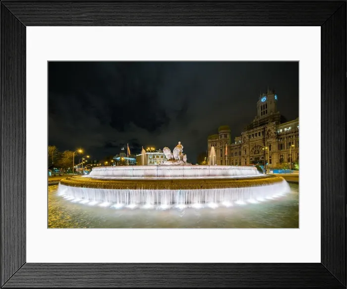 Framed Print : Plaza de la Cibeles (Cybele's Square) - Central Post Office (Palacio de Comunicaciones), Madrid, Spain Framed Print : Plaza de la Cibeles (Cybele's Square) - Central Post Office (Palacio de Comunicaciones), Madrid, Spain