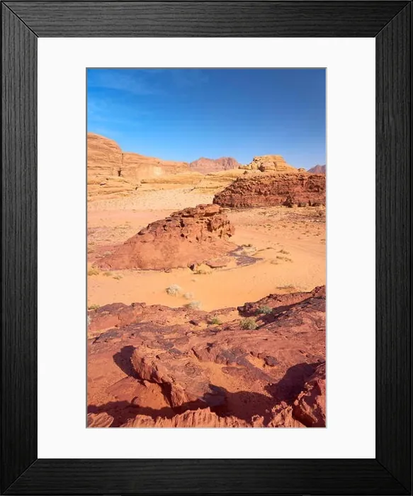 Framed Print : Wadi Rum Desert, Jordan Framed Print : Wadi Rum Desert, Jordan