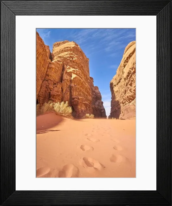 Framed Print : Wadi Rum Desert, Jordan Framed Print : Wadi Rum Desert, Jordan