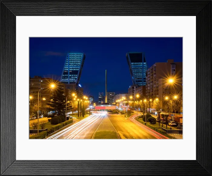 Framed Print : The Castilla Square (Plaza Castilla) is defines the new economic center of Madrid, Spain. It is one of the touristic attractions of the Madrid city Framed Print : The Castilla Square (Plaza Castilla) is defines the new economic center of Madrid, Spain. It is one of the touristic attractions of the Madrid city