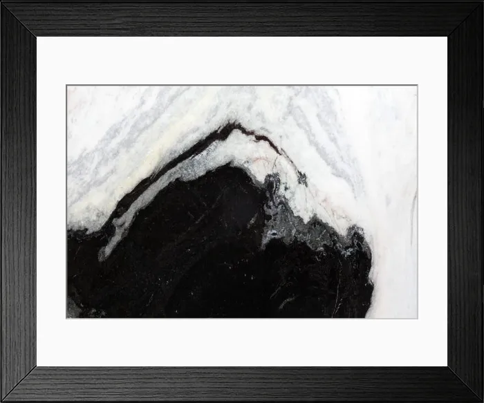 Framed Print : Abstract pattern. Black and white, close up Framed Print : Abstract pattern. Black and white, close up
