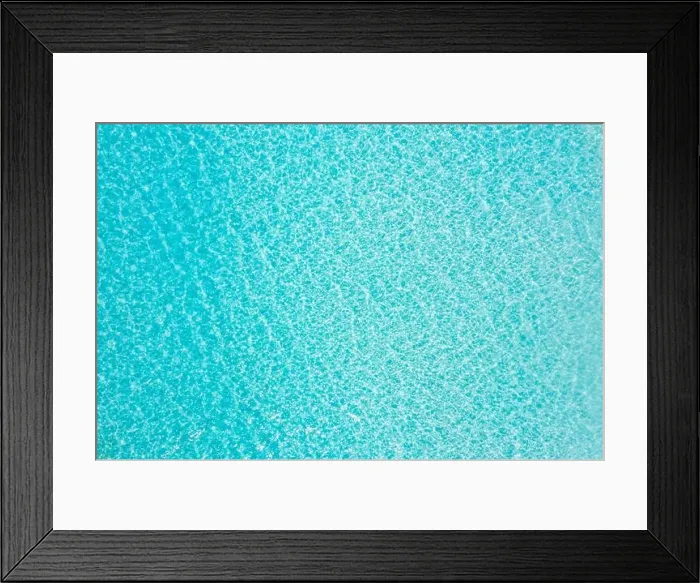 Framed Print : Amazing nature sea from a drone. Blue sea surface, ocean water top view Framed Print : Amazing nature sea from a drone. Blue sea surface, ocean water top view