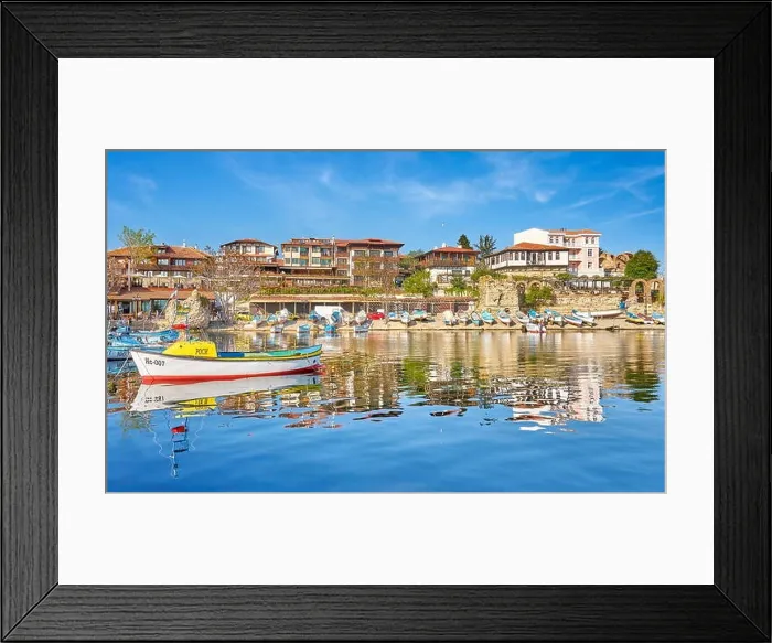 Framed Print : Fishing boats mooring, Nessebar, Bulgaria Framed Print : Fishing boats mooring, Nessebar, Bulgaria