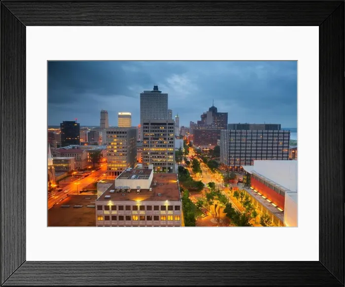 Framed Print : Memphis, Tennessee, USA downtown city skyline at dusk Framed Print : Memphis, Tennessee, USA downtown city skyline at dusk