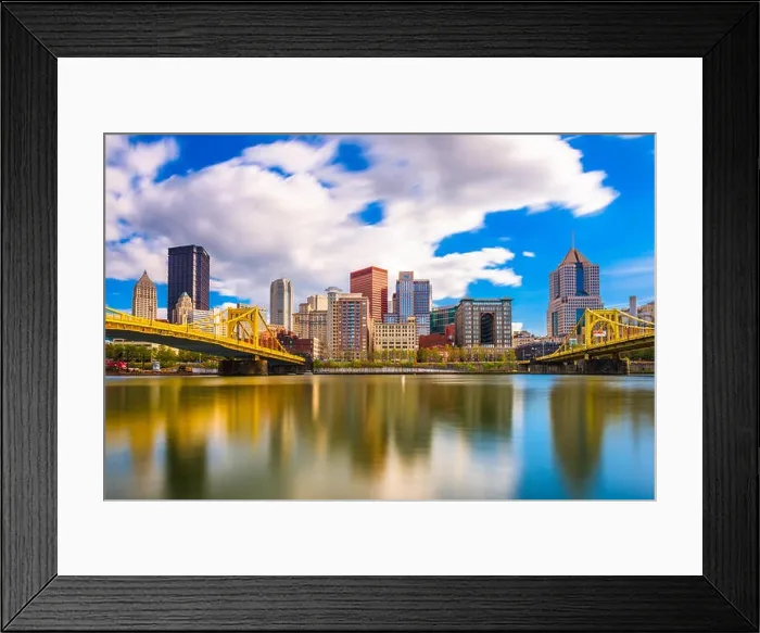 Framed Print : Pittsburgh, Pennsylvania, USA skyline on the Allegheny River Framed Print : Pittsburgh, Pennsylvania, USA skyline on the Allegheny River