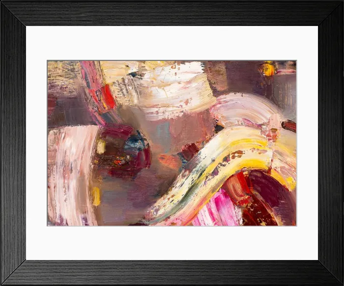Framed Print : Close up of abstract painting. Hand painted background Framed Print : Close up of abstract painting. Hand painted background