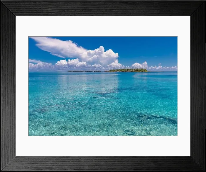 Framed Print : Aerial view of Maldives atolls is the world top beauty. Maldives tourism. Maldives island vacation paradise sea view, coral reefs and atolls. Luxury Framed Print : Aerial view of Maldives atolls is the world top beauty. Maldives tourism. Maldives island vacation paradise sea view, coral reefs and atolls. Luxury