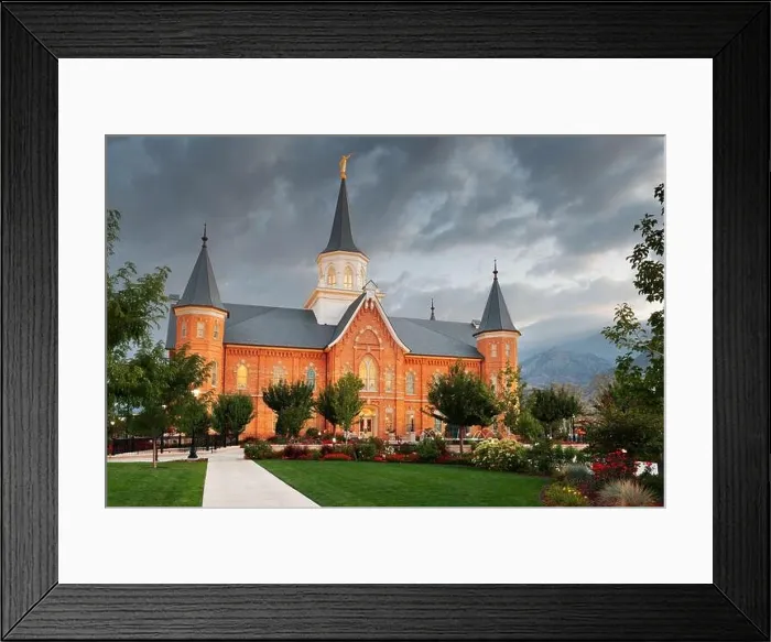 Framed Print : Provo, Utah, USA at Provo City Center Temple at twilight Framed Print : Provo, Utah, USA at Provo City Center Temple at twilight