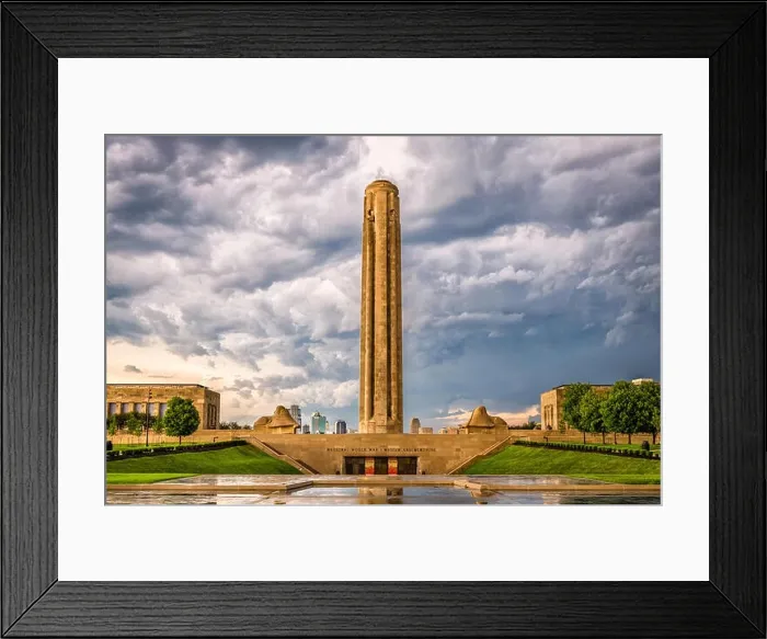 Framed Print : KANSAS CITY, MISSOURI - AUGUST 28, 2018: The National World War I Museum and Memorial in Kansas City Framed Print : KANSAS CITY, MISSOURI - AUGUST 28, 2018: The National World War I Museum and Memorial in Kansas City