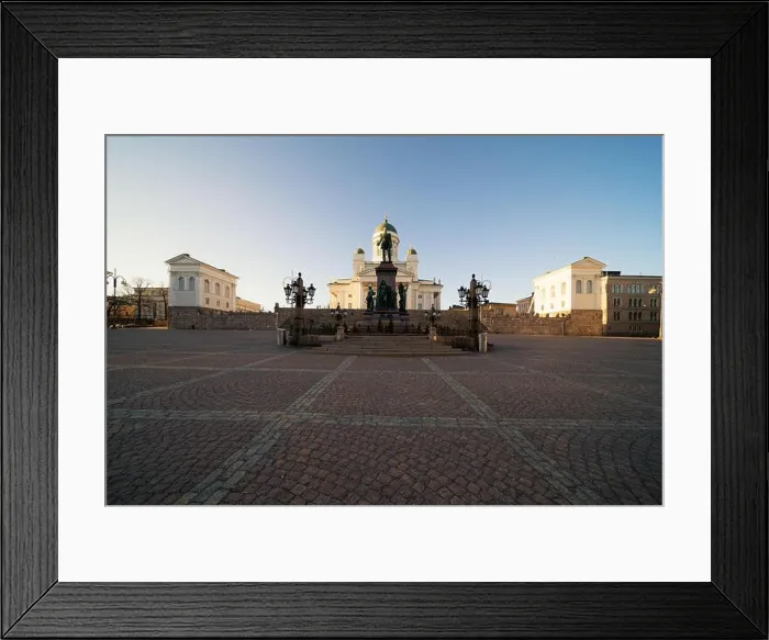 Framed Print : Beautiful view of famous Helsinki Cathedral during sunset in Helsinki, Finland Framed Print : Beautiful view of famous Helsinki Cathedral during sunset in Helsinki, Finland