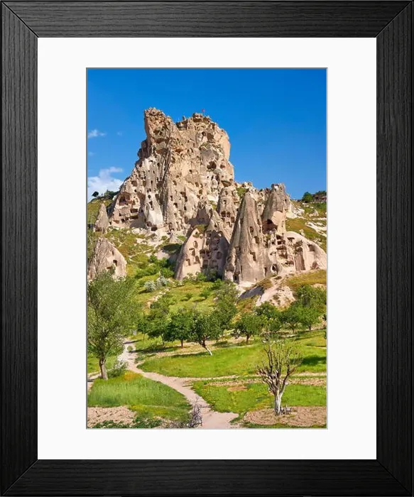 Framed Print : Uchisar, Goreme National Park, Cappadocia, Anatolia, Turkey Framed Print : Uchisar, Goreme National Park, Cappadocia, Anatolia, Turkey