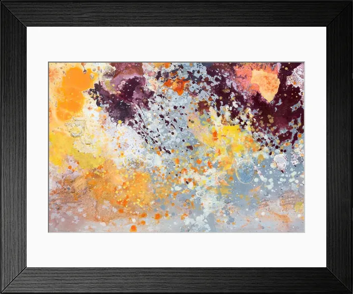 Framed Print : Painted canvas. Art is created and painted by photographer Framed Print : Painted canvas. Art is created and painted by photographer