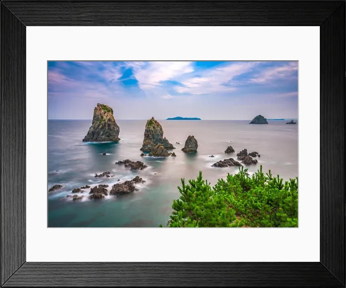 Framed Print : Sea of Japan from Omijima, Yamaguchi, Japan Framed Print : Sea of Japan from Omijima, Yamaguchi, Japan
