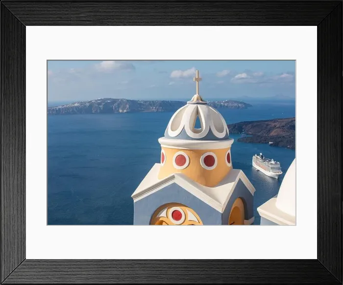 Framed Print : Santorini island, Greece. Incredibly romantic summer landscape on Santorini. Oia village in the morning light. Amazing view with white houses. Island Framed Print : Santorini island, Greece. Incredibly romantic summer landscape on Santorini. Oia village in the morning light. Amazing view with white houses. Island