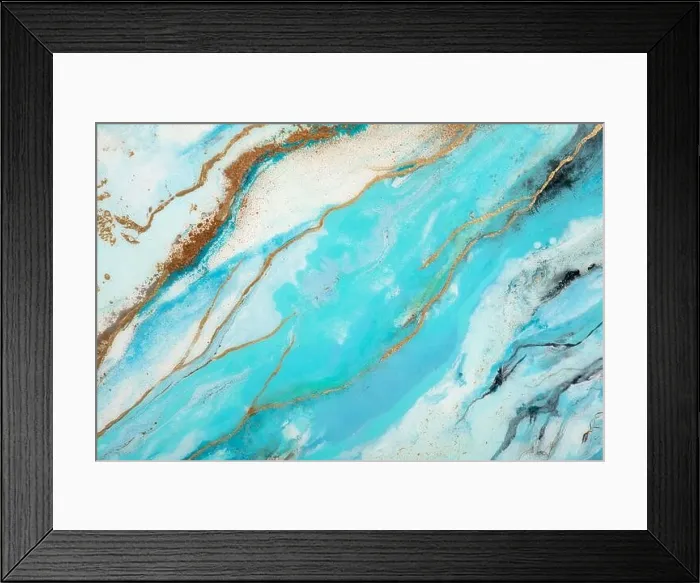 Framed Print : Abstract painting background in a blue color, artwork for design. Painted by alcohol ink Framed Print : Abstract painting background in a blue color, artwork for design. Painted by alcohol ink