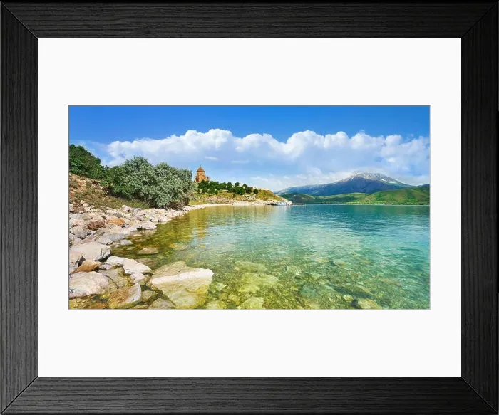 Framed Print : Salt Lake Van, Turkey Framed Print : Salt Lake Van, Turkey
