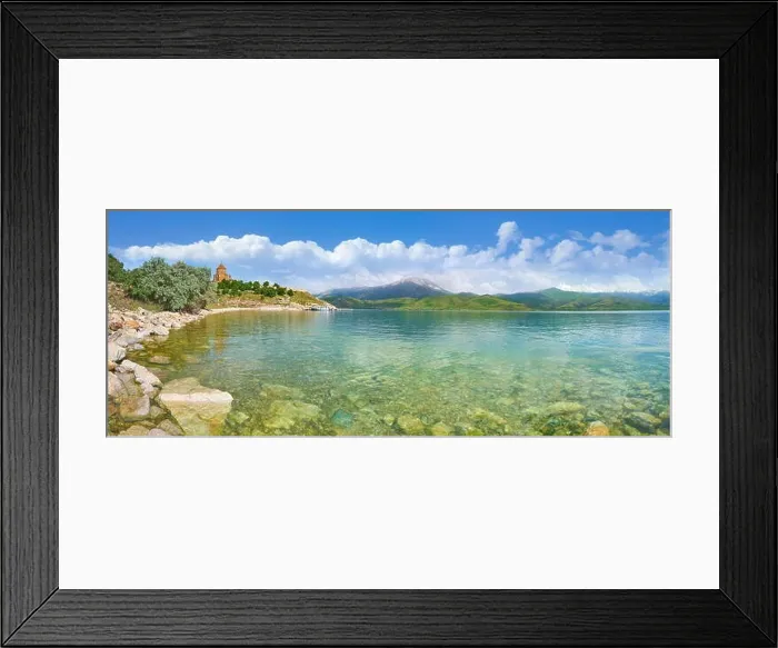 Framed Print : Salt Lake Van, Turkey Framed Print : Salt Lake Van, Turkey