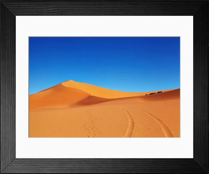 Framed Print : Sand dune in Sahara Desert, Algeria Framed Print : Sand dune in Sahara Desert, Algeria
