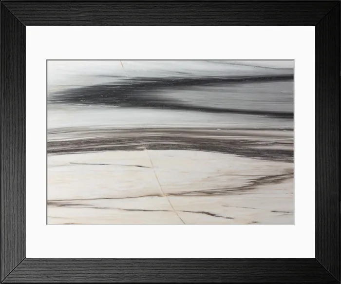 Framed Print : Natural marble background in light and grey colours