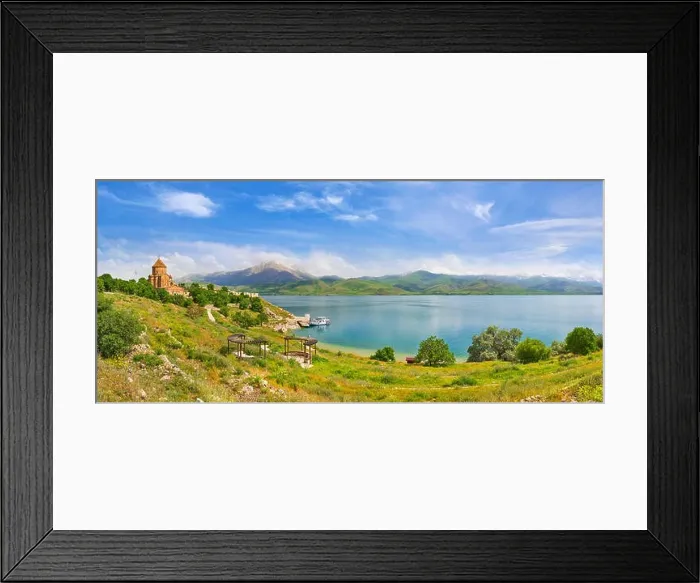 Framed Print : Salt Lake Van, Turkey Framed Print : Salt Lake Van, Turkey