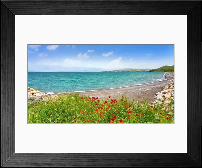 Framed Print : Salt Lake Van, Turkey Framed Print : Salt Lake Van, Turkey